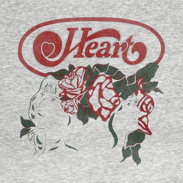 HEART RETRO BAND by KevinPower Art